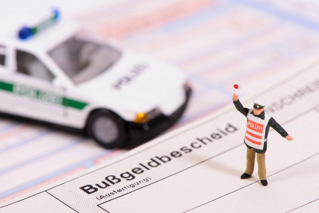 Geblitzt: Geschwindigkeitsüberschreitung auf der Autobahn
