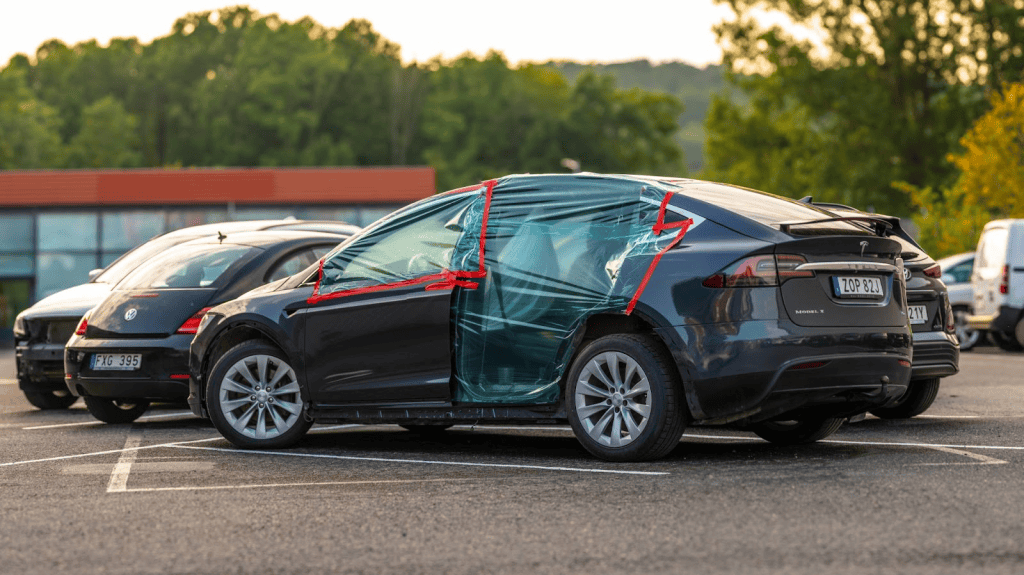 Tesla Unfall