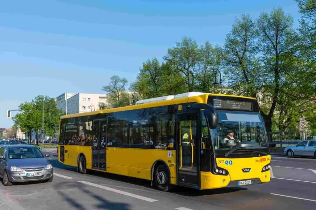 Unfall mit BVG Bus