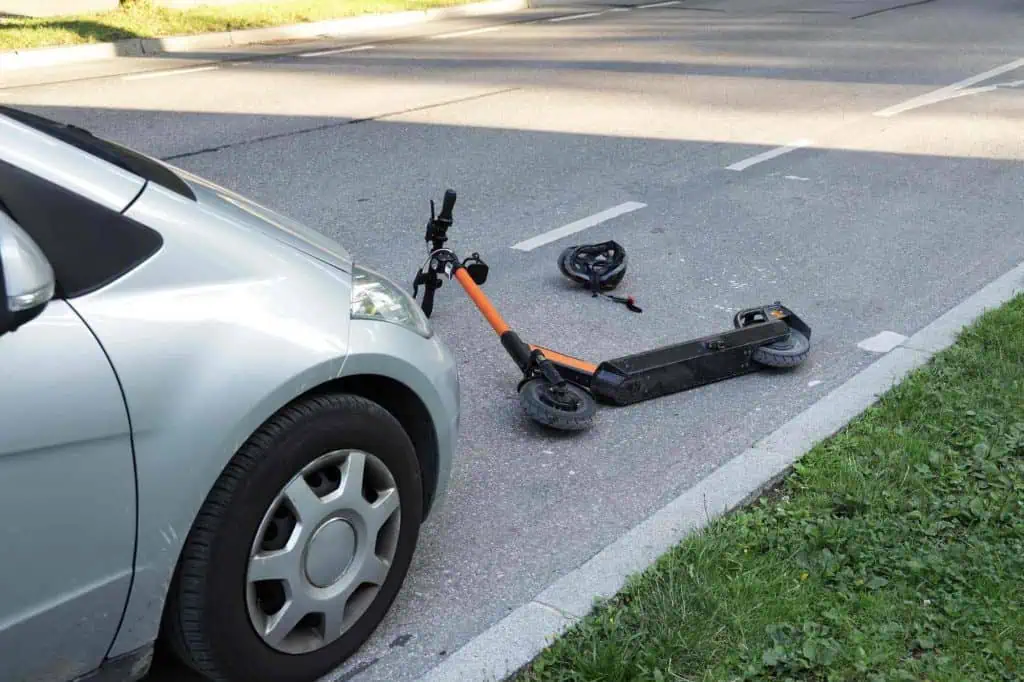 E Scooter Unfall